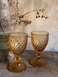 Wijnglas honey