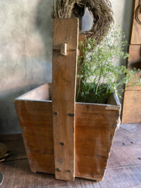 Oude houten Chinese plukemmer