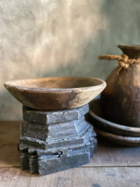 Oude houten schaal S