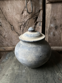 Chinese pot / kruik met deksel - S