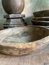 Oude houten schaal S