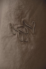 Tafelkleed donkerbruin (140x280)