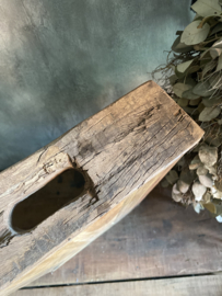 Oud houten dienblad