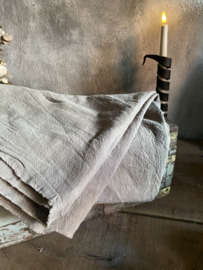 Linnen plaid (140x100) oudgroen