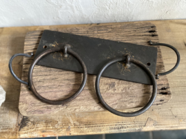 Dubbele handdoekring - M