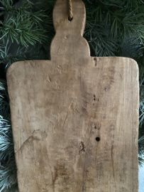 Oude houten serveerplank -J
