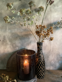 Windlicht Noor By Mooss  Black (20x25)