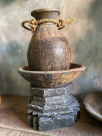 Oude houten schaal S