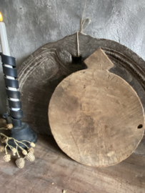 Oude houten chapati bord