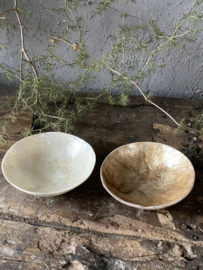 Schelp Capiz voor amberblokje - goud parelmoer
