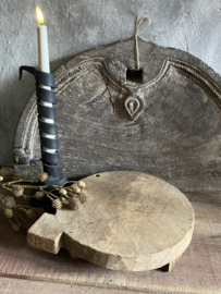 Oude houten chapati bord