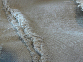 Raw linnen doek met zeiloog