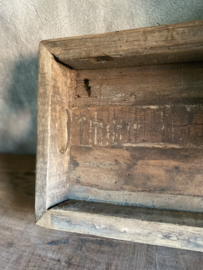 Oud houten dienblad