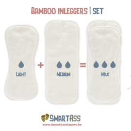 1/4 Set 6x pocketluier - SmartAss diapers