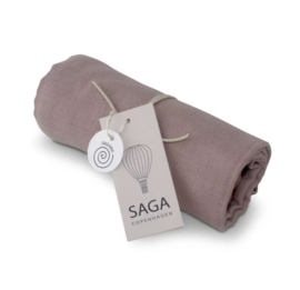 *Swaddle mauve - Saga*