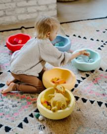 *Super confetti rainbow set pastel 6+1 - Stapelstein*
