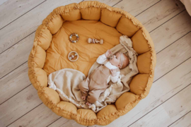 *Play & Go Bloom organic cotton - mustard*