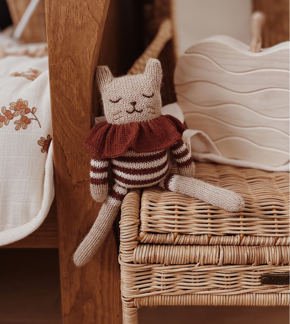 *Knuffelwolletje kitten strepen - Main Sauvage*