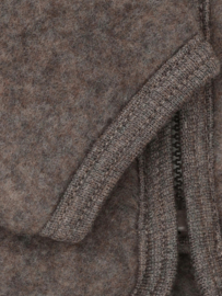 *Jacket wolfleece brown melange - HUTTELiHUT*