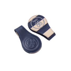 *Swaddle clips - Leather navy - Cloby*