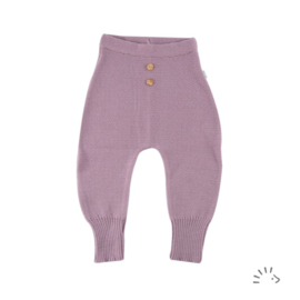 *Wollen gebreid broekje rose - iobio*