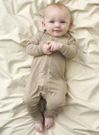 *Bamboeviscose pyjama taupe - Minymo*