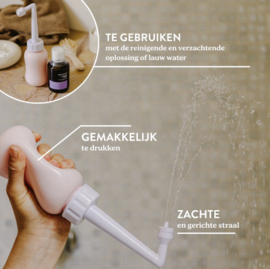 *Intieme douche spoelflesje - ShinnCare & doomoo*
