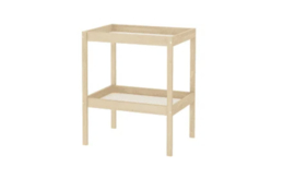 Verzorgingstafel - simpel, blank hout