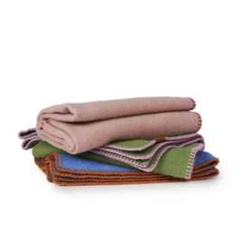 *Wollen wiegdeken Cozy blauw - Klippan*