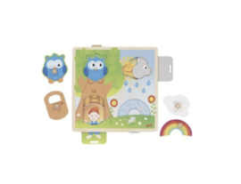 *Houten insteekpuzzel boom - Goki*