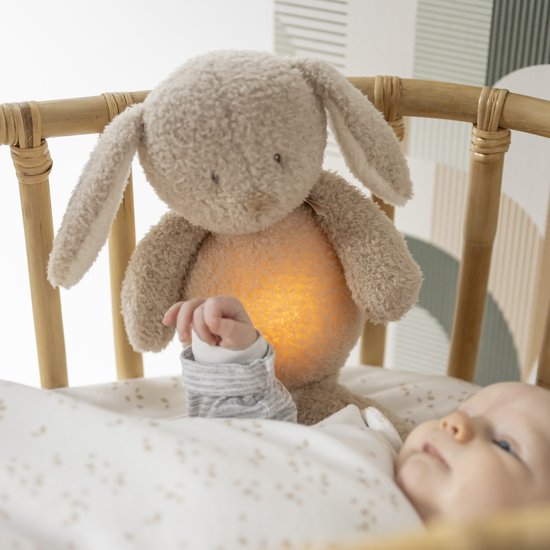 *Sleepy konijn nachtlampje met geluiden - Nattou*