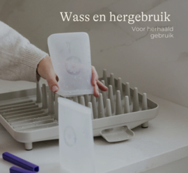 *Siliconen bewaarzakjes voor moedermelk (5x) - Lansinoh*