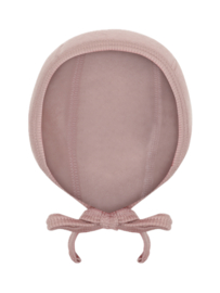 *Strikmutsje wolfleece mahogany rose - HUTTELiHUT*