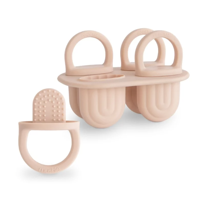 *Ice pop tray - Blush - Mushie*