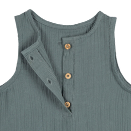 *Jumper muslin petrol green - Lässig*