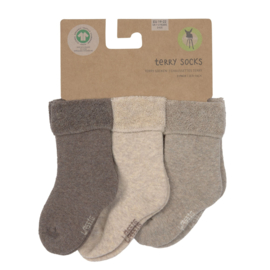 *Terry sokken Brown beige - Lässig*