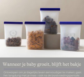 *Siliconen bewaarzakjes voor moedermelk (5x) - Lansinoh*