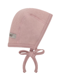 *Strikmutsje wolfleece mahogany rose - HUTTELiHUT*
