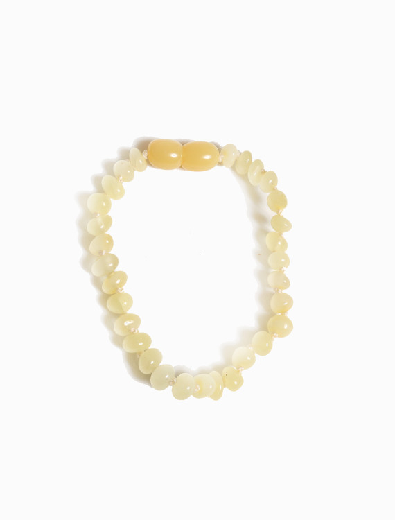 * Barnsteen armbandje baby - vanille*