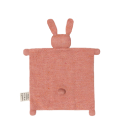 *Knuffelwolletje konijn roze - Main Sauvage*