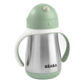 *RVS rietjesbeker sage - Béaba*