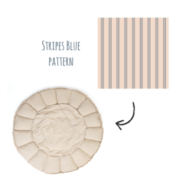 *Play & Go Bloom organic cotton - stripes blue*