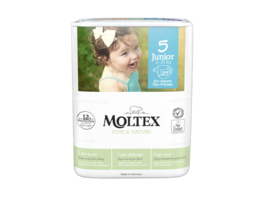*Moltex 5 - 11/16 kg - Ecologische wegwerpluiers  (25x)*