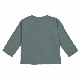 *Kimono muslin petrol green - Lässig*