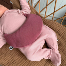 *Kersenpitkussen velour heather pink - Warmtemaantje*