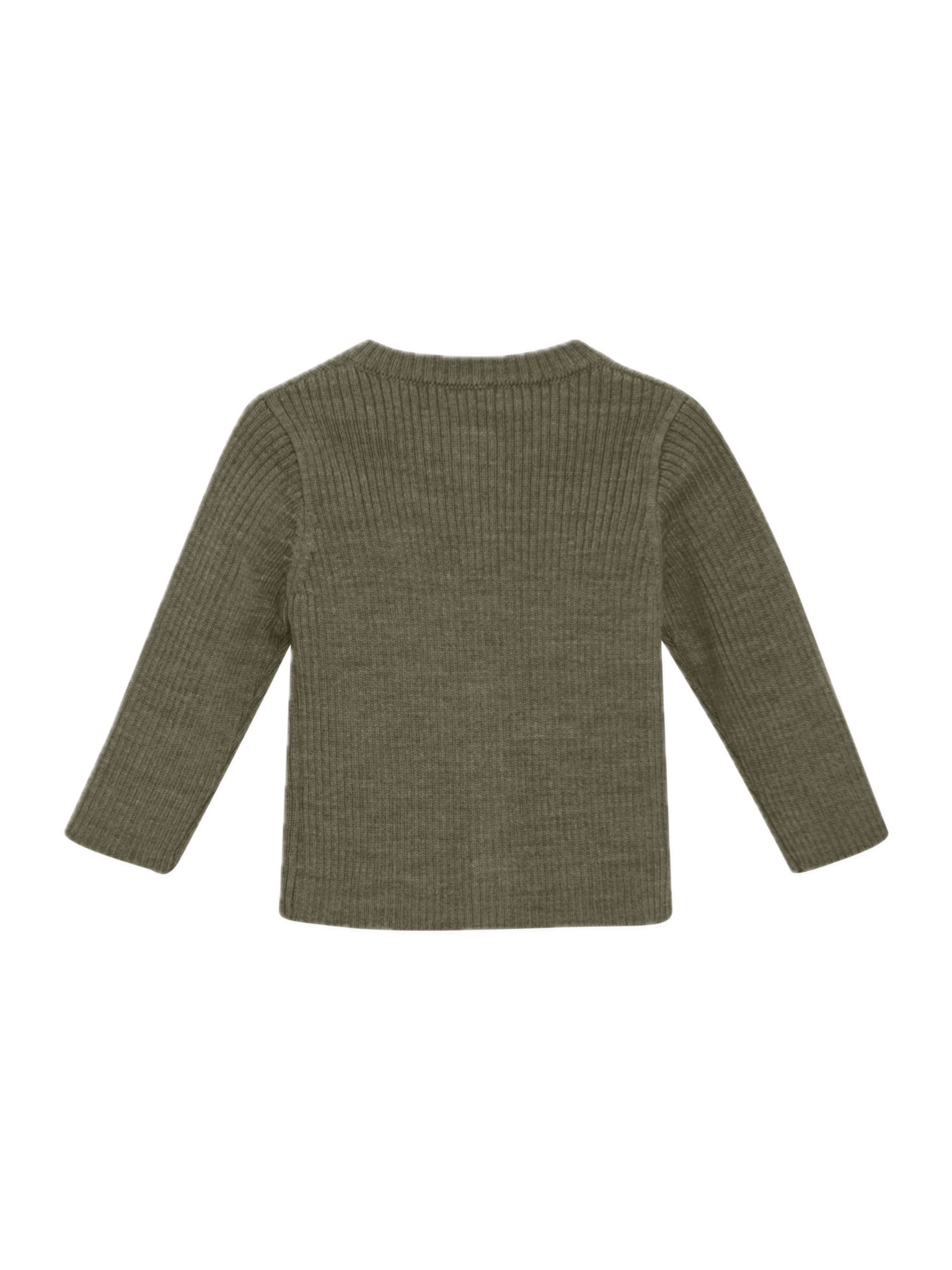 *Vestje merinowol dusky green - CeLaVi*
