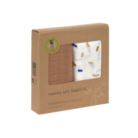 *Swaddles met bamboe royal blue - Lässig*