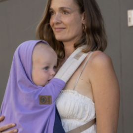 *UV-werende doek UPF50+ - Lavender bloom - Cloby*