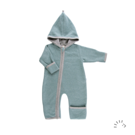 *Overall katoenfleece teal - iobio*