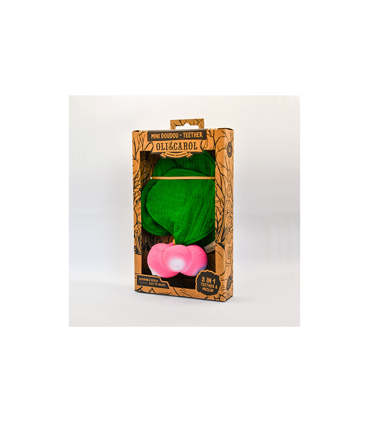 *Ramona the Radish bijtspeeltje/doudou - Oli & Carol*